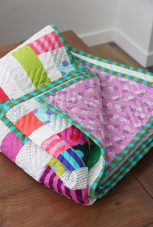 Color Pop, Jelly Roll Quilt Pattern in 5 sizes