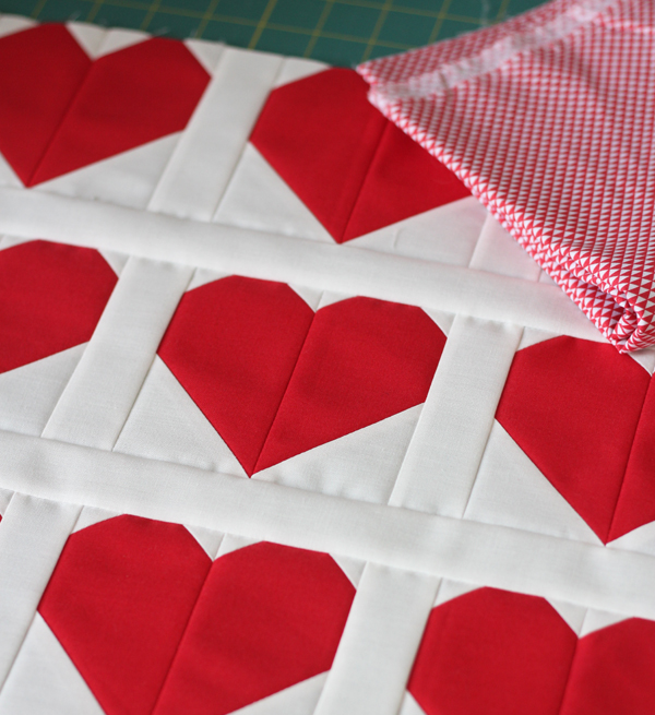 Red Heart Pillow, Cluck Cluck Sew