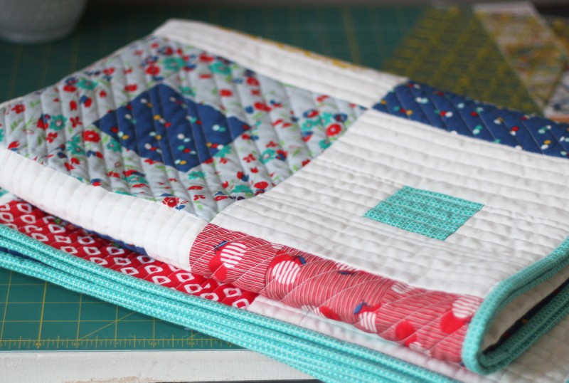 Skipping Squares Quilt, Cluck Cluck Sew