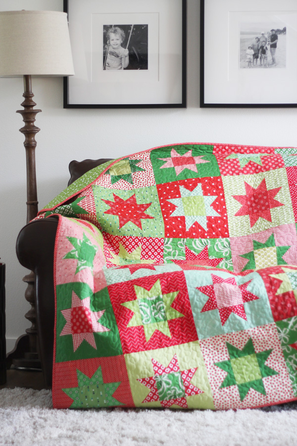 Christmas Stars, Free Printable Pattern in 5 sizes