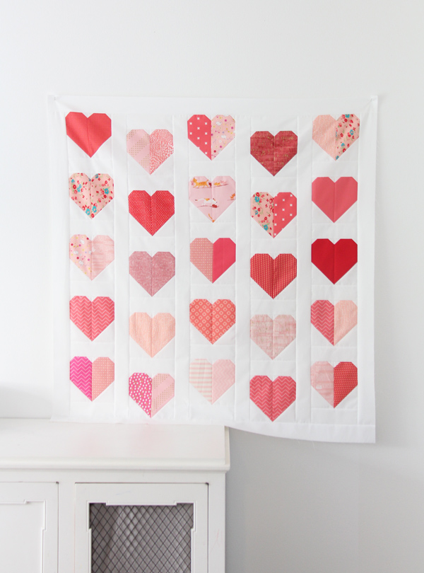 Simple Heart Quilt Free Quilt Pattern