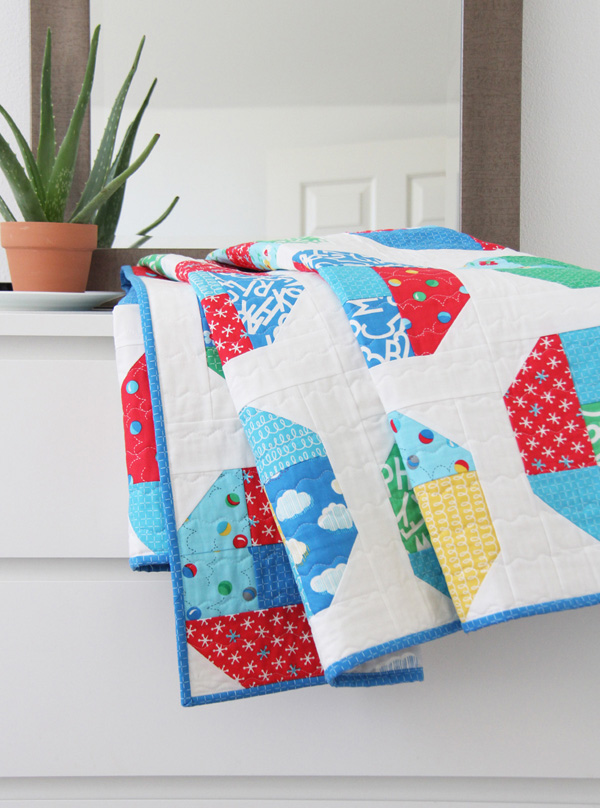 Layer Cake Bounce, a Layer Cake or Fat Quarter pattern in 5 sizes