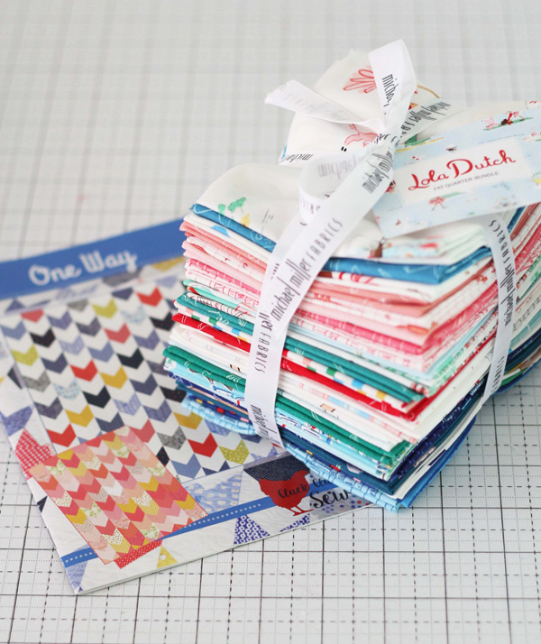 One Way Quilt Pattern, Fat Quarter Friendly in Multiple Sizes