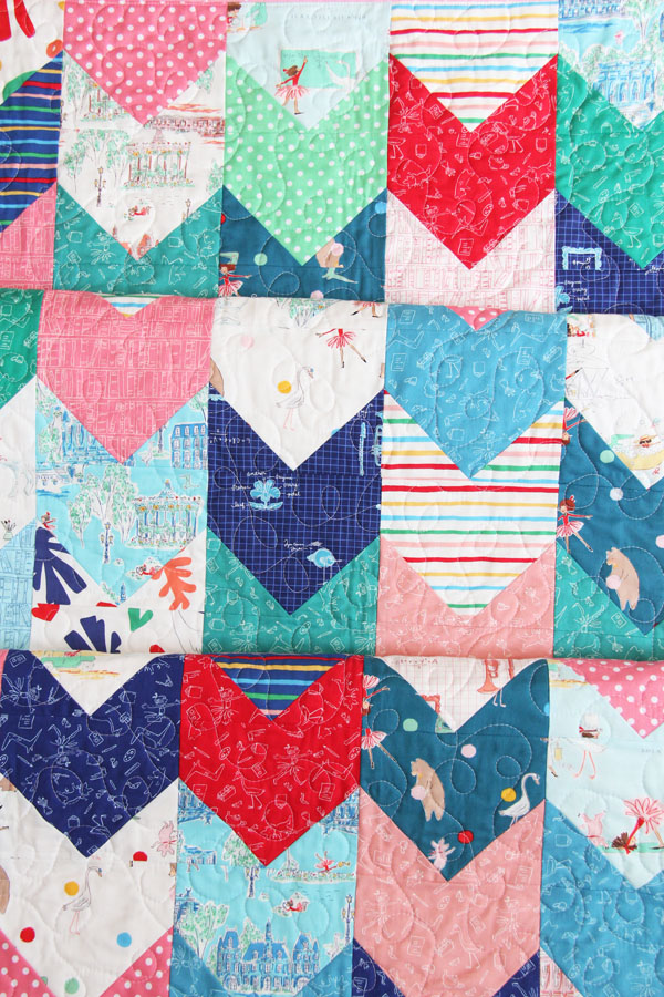 One Way Quilt Pattern, Fat Quarter Friendly in Multiple Sizes