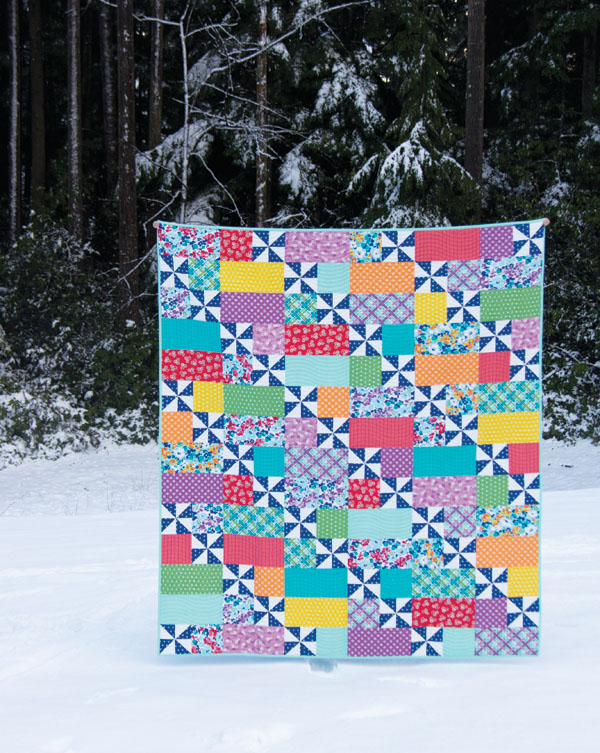 Playful 2 Quilt Pattern, Fat Quarter Friendly