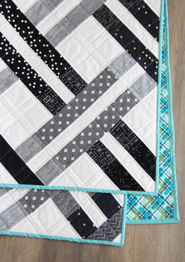 Jelly Weave Quilt Pattern, jelly roll and beginner friendly