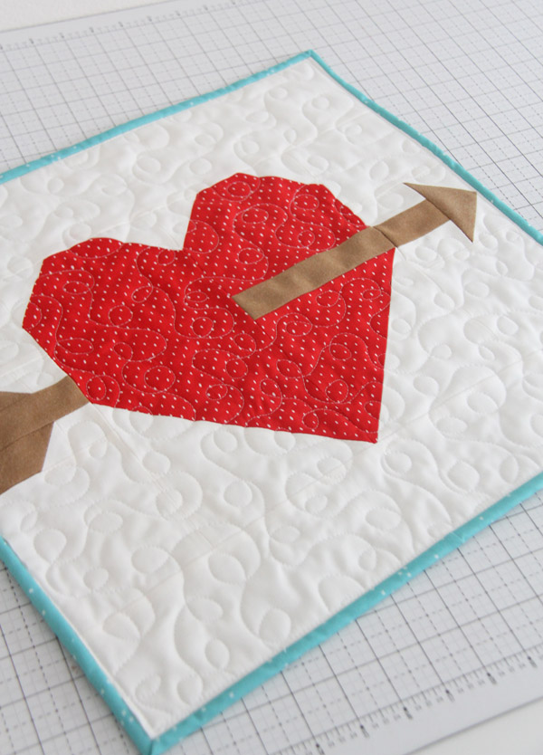 Lovestruck Free Quilt Block Printable Pattern