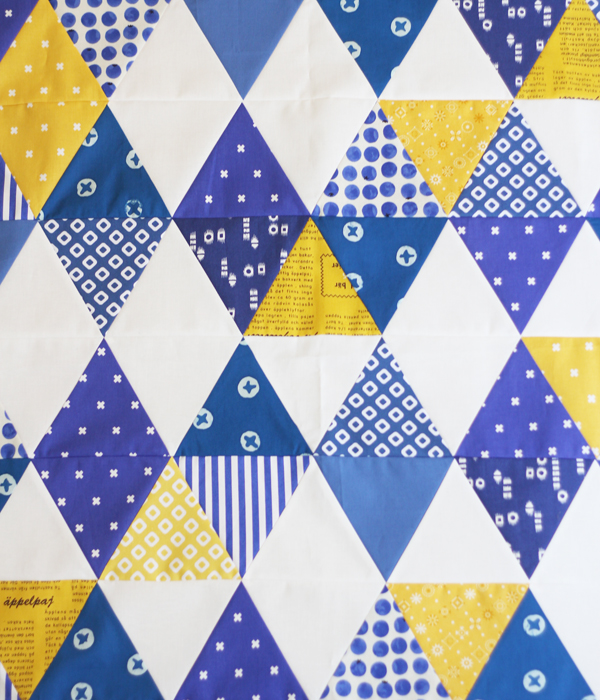 Indigo Triangle Quilt