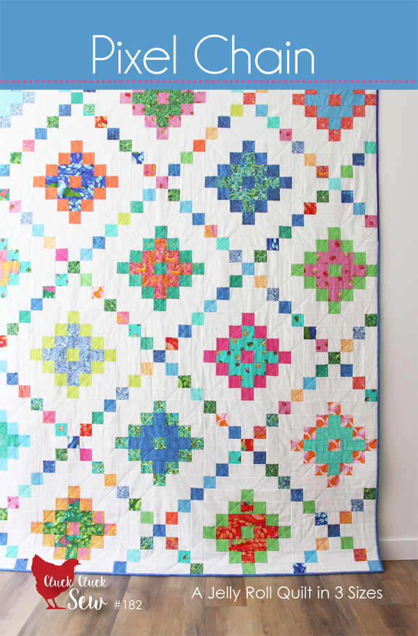 Pixel Chain, Jelly Roll Quilt Pattern