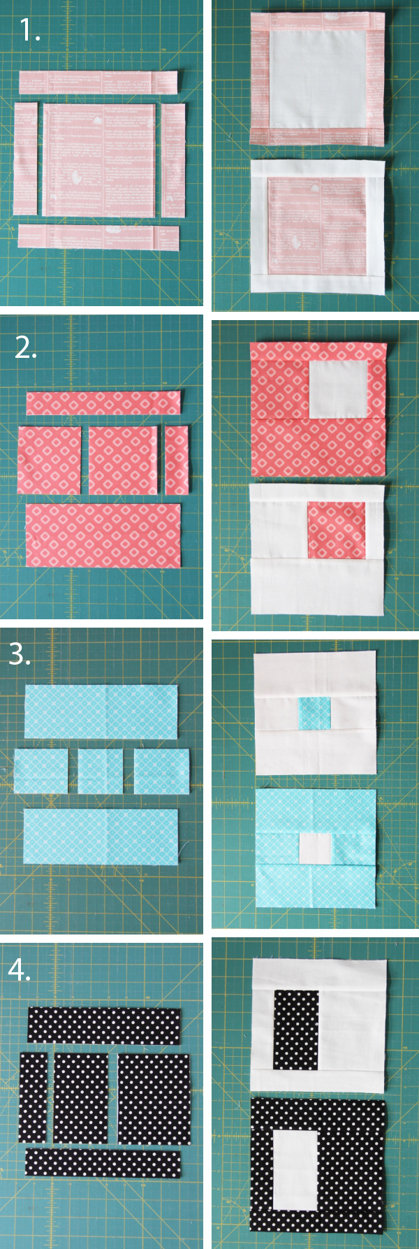 Easy Stack, Cut, and Sew Blocks