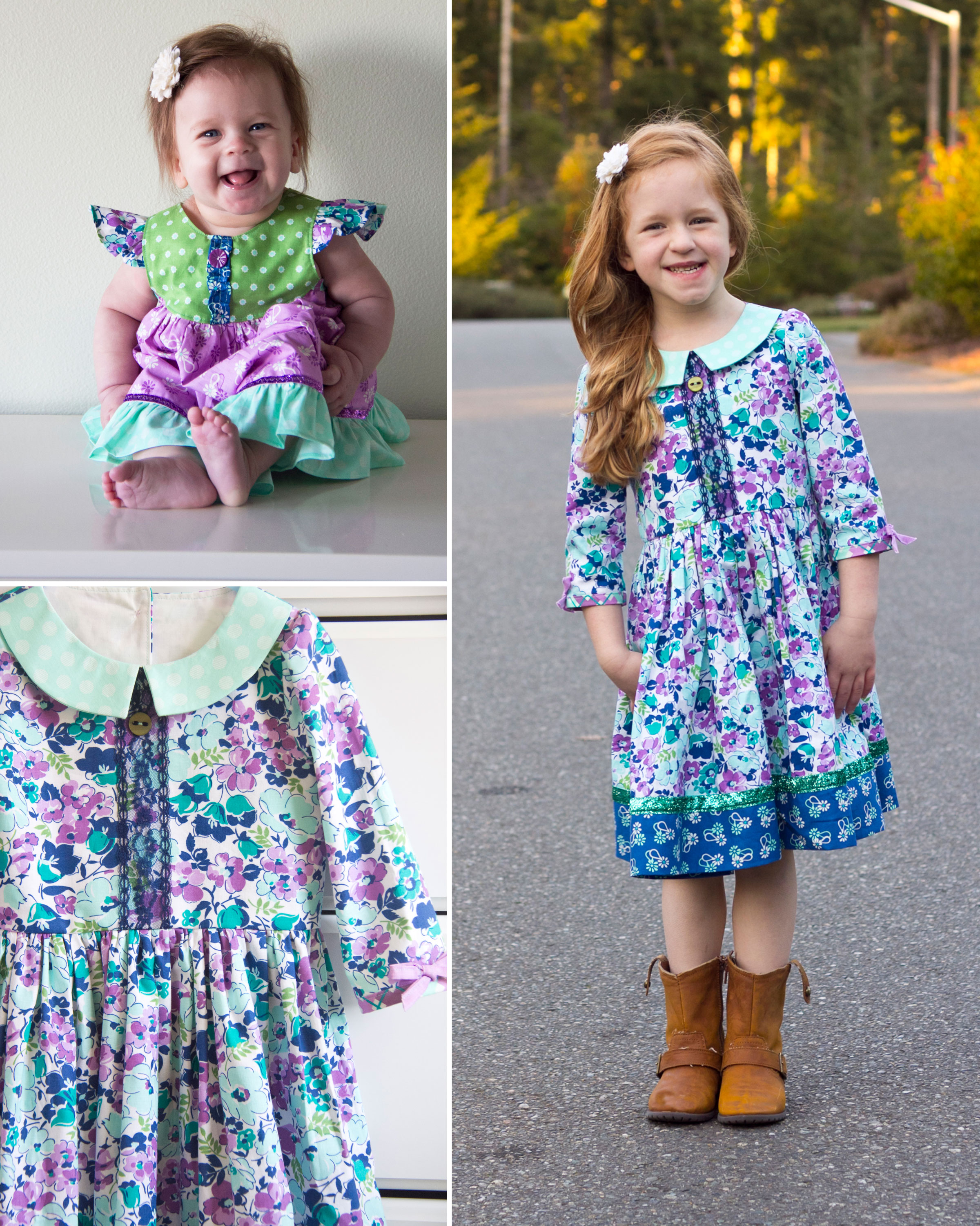 Dresses in Hello Jane Fabric